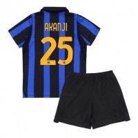 Inter Milan Manuel Akanji #25 Koti Peliasu Lasten 2026-27 Lyhythihainen (+ Lyhyet housut)